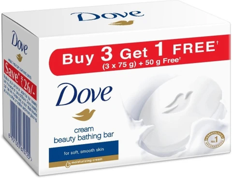 Dove Beauty Soap 3 &times; 75g