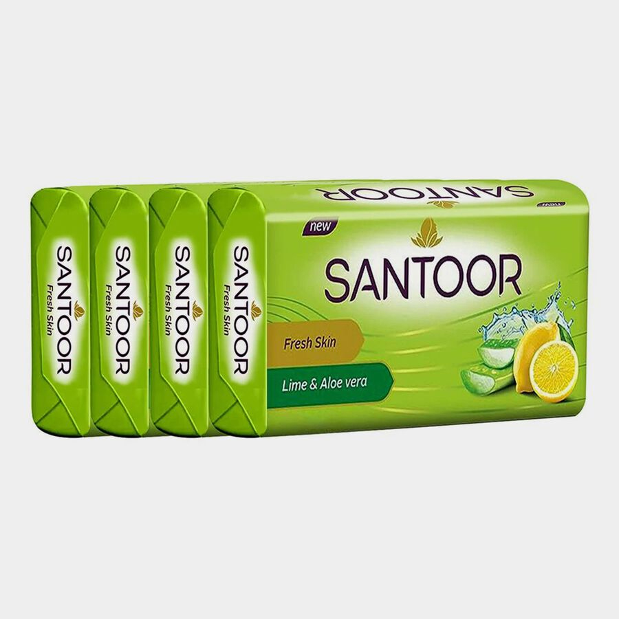 Santoor Aloe Vera Soap 4 &times; 100g